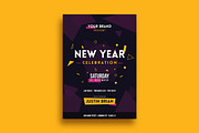 New Year Party Vol 1, a Flyer Template by kecikreative (Thumbnail 1 of 2)
