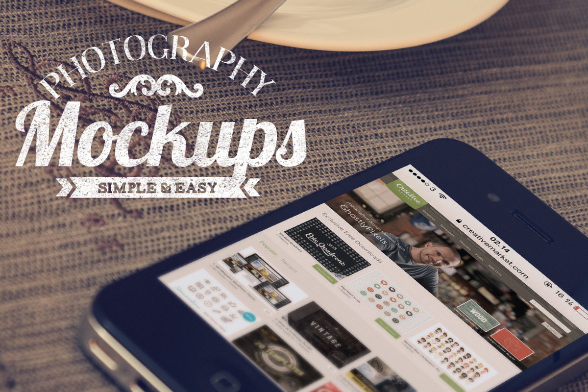 iPhone Photography Mock-Ups, an iPhone Mockup by Lucas Alexander (Photo 2 of 5)