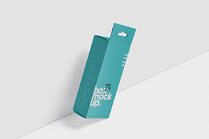 Box Mockup - Medium Rectangle Hanger