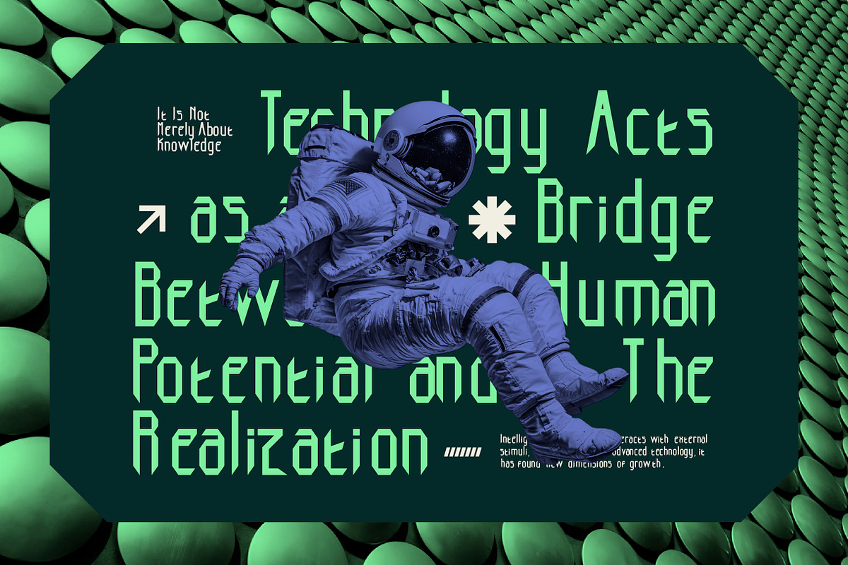 Techvora Creative Techno Font, a Sans Serif Font by Vadovastd (Photo 3 of 7)