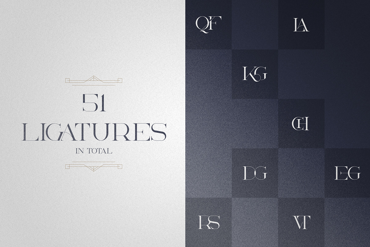 Akros - Art Deco Serif + Extras preview 8