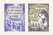 Fairy Spell Magical Display Font, a Handwritten Font by Letterhend Studio (Thumbnail 11 of 13)