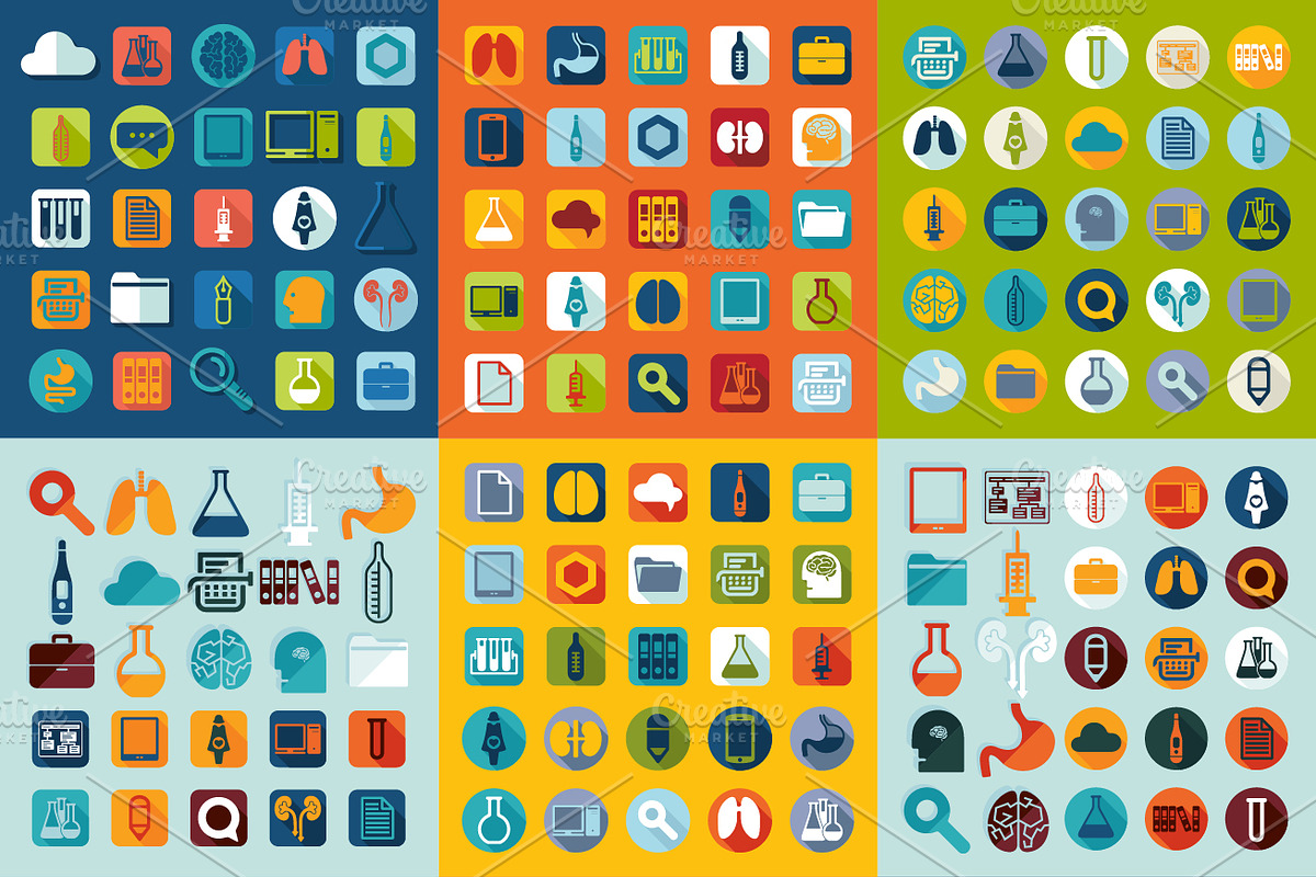 9 MEDICAL sets of icons, an Icon by Palau (Photo 2 of 5)