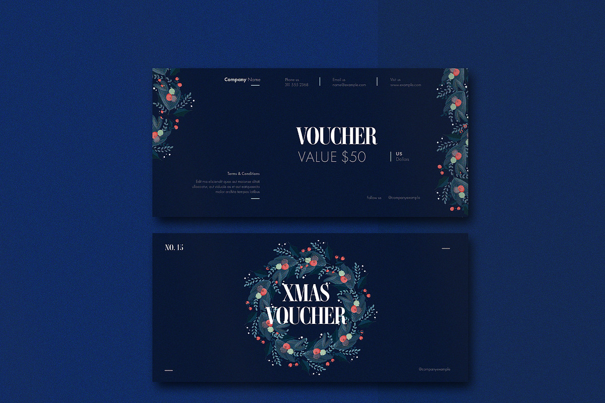 Christmas Gift Voucher, a Design Template by wavebreak (Photo 2 of 2)