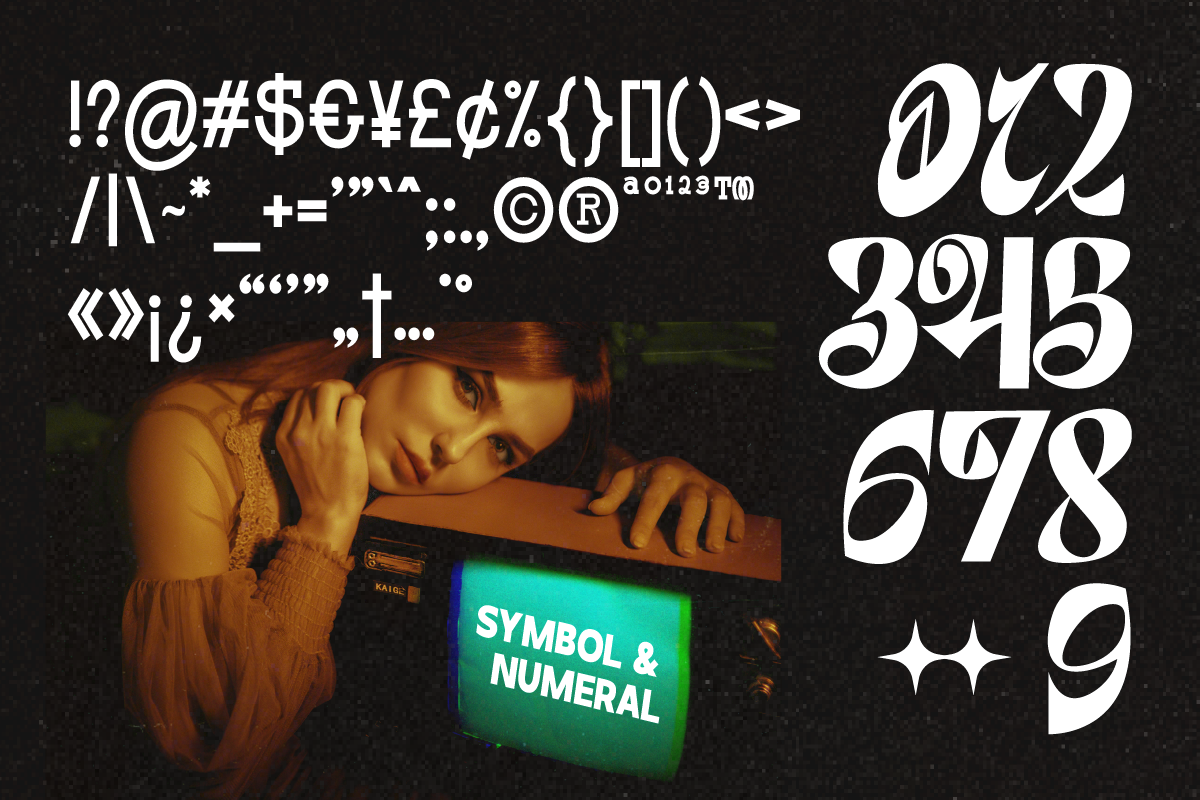 Modern World Experimental Font, a Slab Serif Font by Ronny Studio (Photo 8 of 9)