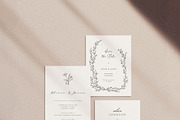 ROMANTIC WEDDING | 10 invitations, an Invitation Template by Crocus Paperi (Thumbnail 3 of 3)