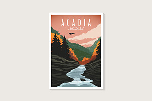Acadia National Park poster