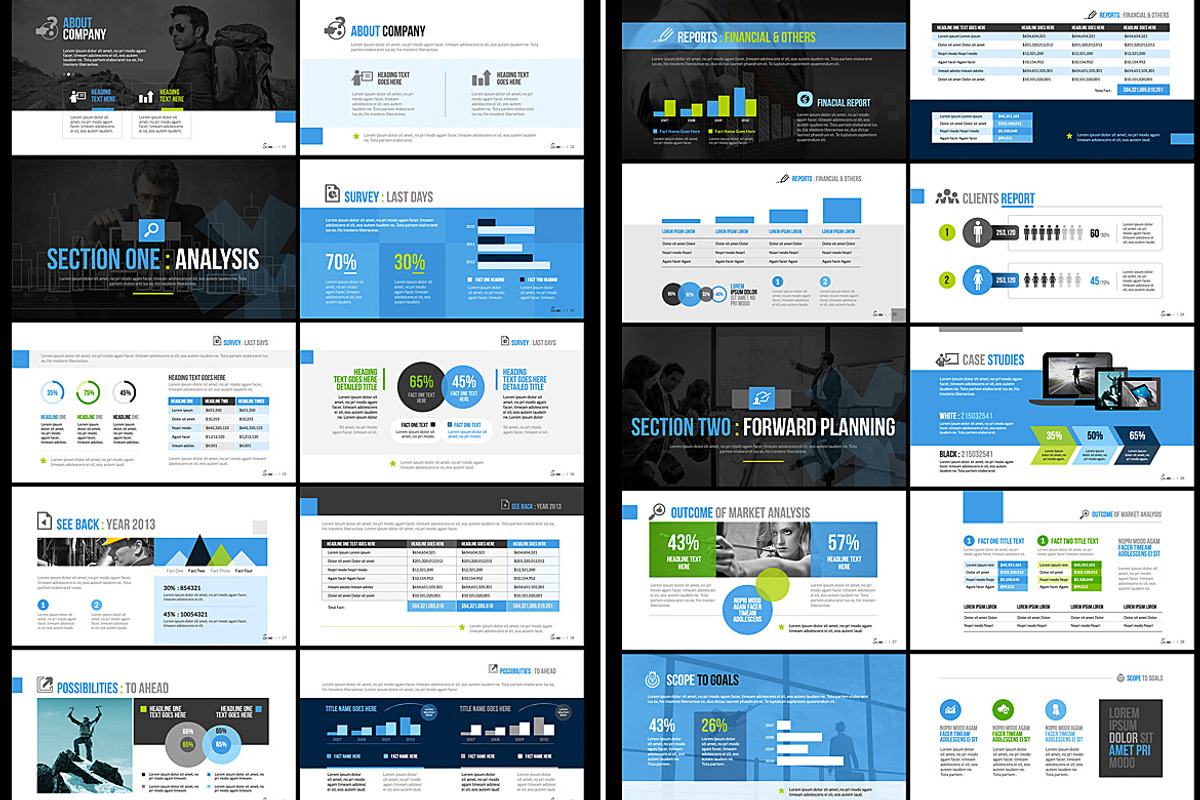Business Keynote Template preview 4
