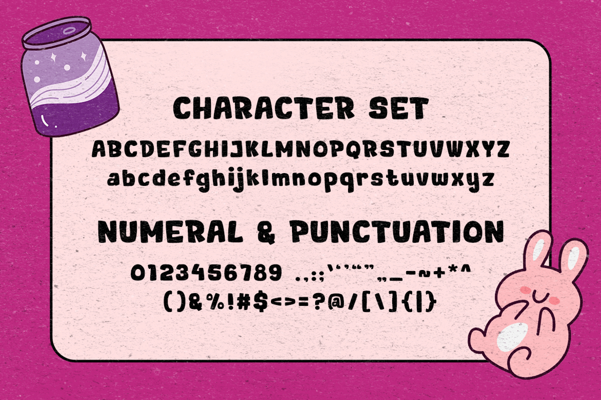 Toadler - Cute Cartoon Font, a Sans Serif Font by Modestype Studio (Photo 4 of 11)