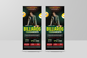 Billiards Tournament Roll Up Banner, a Poster Template by Annora Studio (Thumbnail 1 of 5)