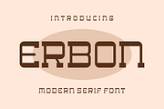 Erbon - Modern Serif Font, a Sans Serif Font by lelevien (Thumbnail 1 of 4)