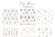 Tiny Flowers Pressed Floral Clipart, an Illustration by whiteheartdesign (Thumbnail 13 of 17)