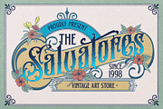 Soft Mouth Victorian Typeface, a Blackletter Font by alit design (Thumbnail 4 of 24)