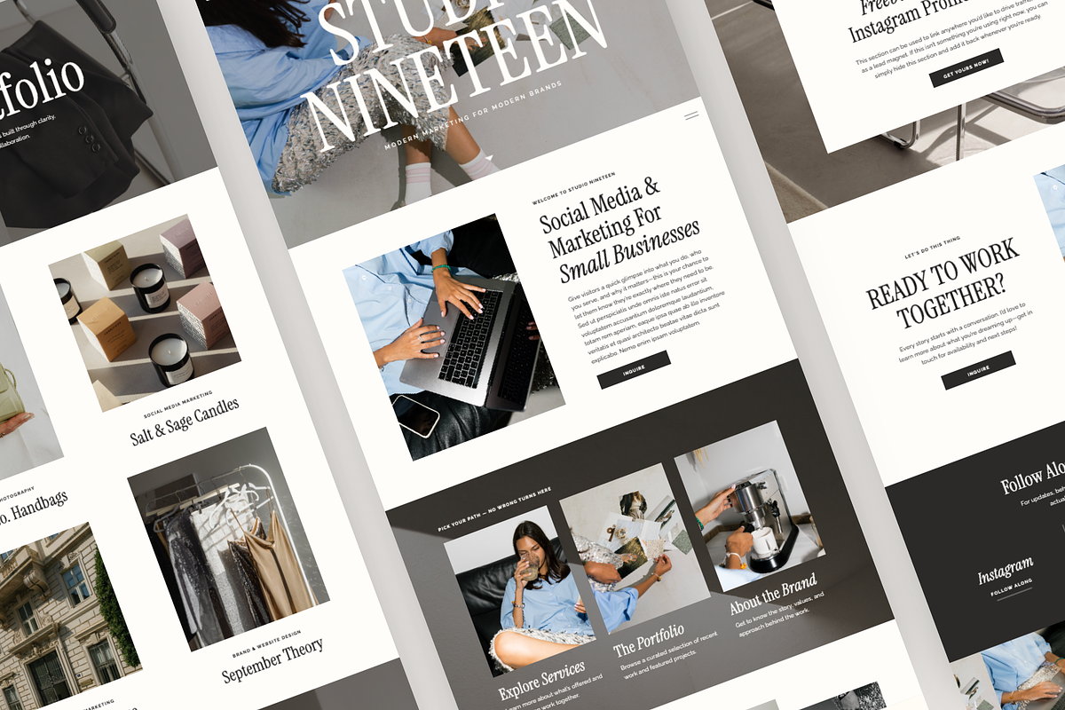 Showit Website Template | Agency, a Websites & App Template by Rosetta Lane Design (Photo 2 of 10)