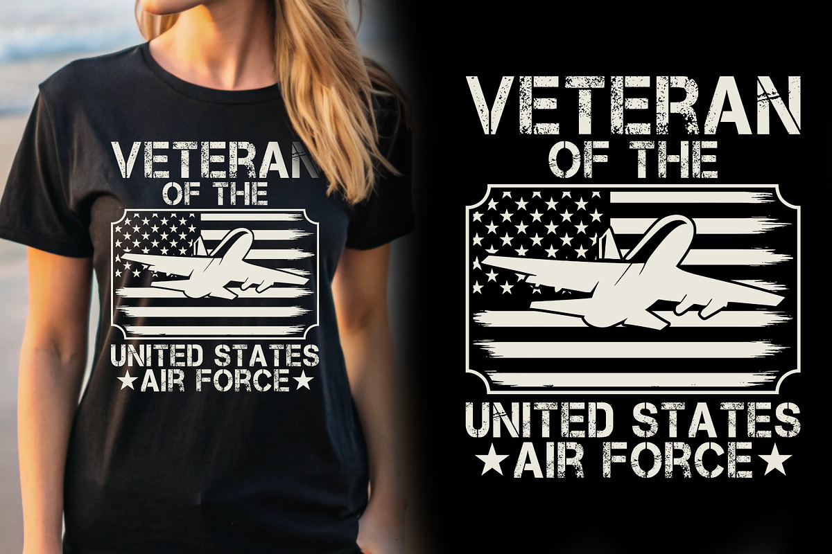 Veteran T-shirt Design, a Graphic by Crafts Bundle (Photo 1 of 2)