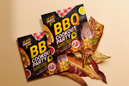 BBQ Cookout Party Flyer