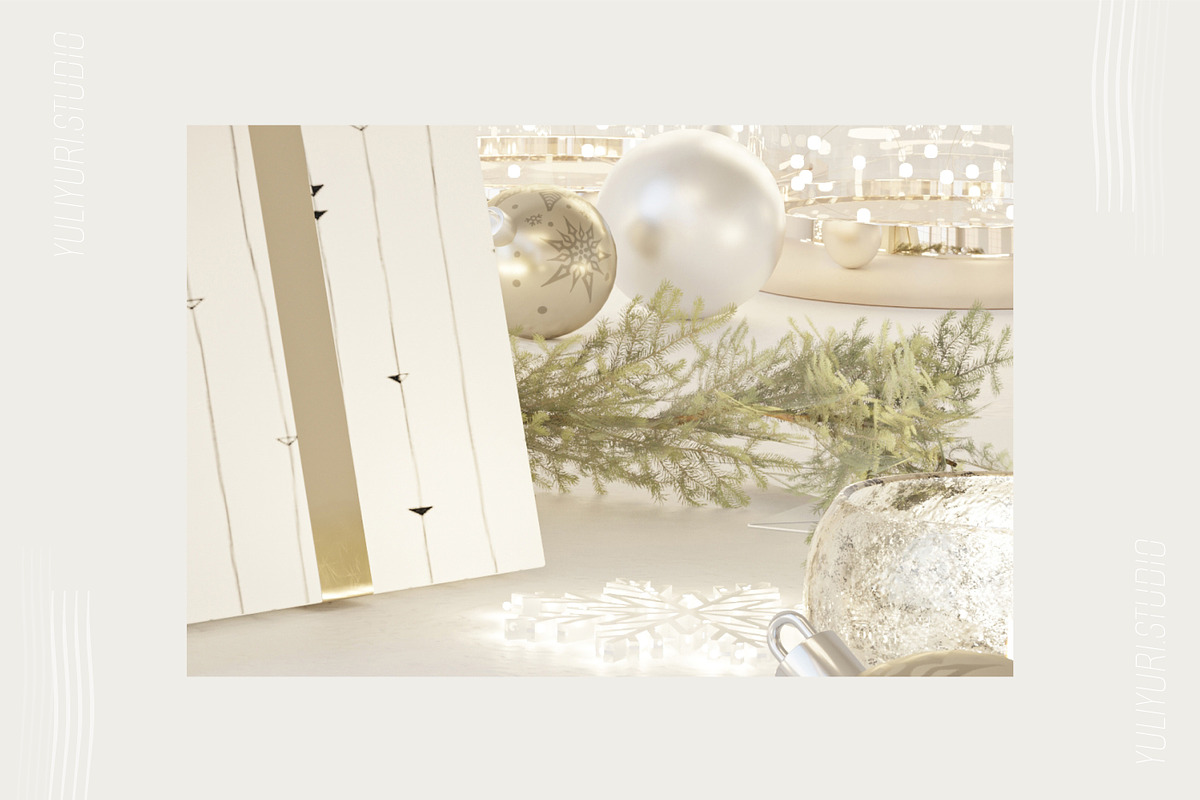 HOLIDAY LETTER | Paper Poster Mockup, a Household Mockup by yuliyuri.studio (Photo 7 of 8)