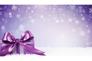 silver christmas banner purple ai, a Background Photo by pikepicture