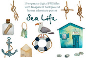 Sea adventure, an Illustration by Bychovsky design (Thumbnail 1 of 4)