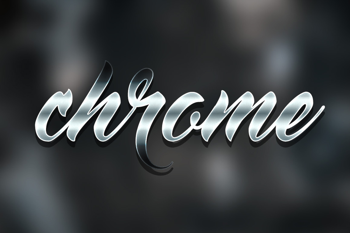 Chrome & Metal Styles for Photoshop, a Layer Style Add-On by Creativenauts (Photo 1 of 3)