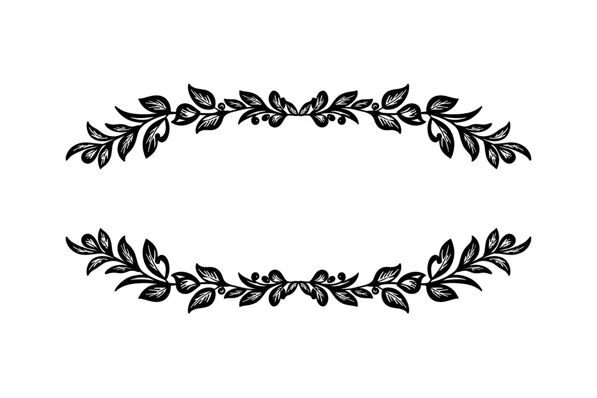 Vintage Floral Frame Vector Bundle, an Illustration by Designs_River (Photo 24 of 51)