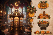SteamPunk Christmas bundle 300 DPI, a Seasonal Illustration by Floraphoria (Thumbnail 6 of 15)