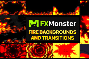 Fire Backgrounds And Transitions