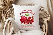 Farm Fresh Pomegranate Ruby Red PNG, an Illustration by Libby Wishes (Thumbnail 5 of 6)