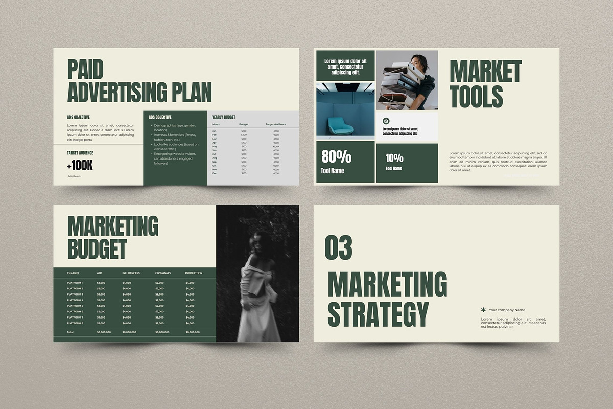Modern Marketing Research Template, a Presentation Template by Pani Temp. (Photo 10 of 12)