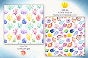 Mermaids and Under sea animals, an Animal Illustration by Watercolor Nastasia Art (Thumbnail 14 of 19)