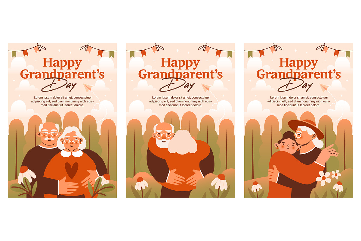 Grandparent's Day. Active old age., a Person Illustration by Renberrry.Store (Photo 5 of 10)