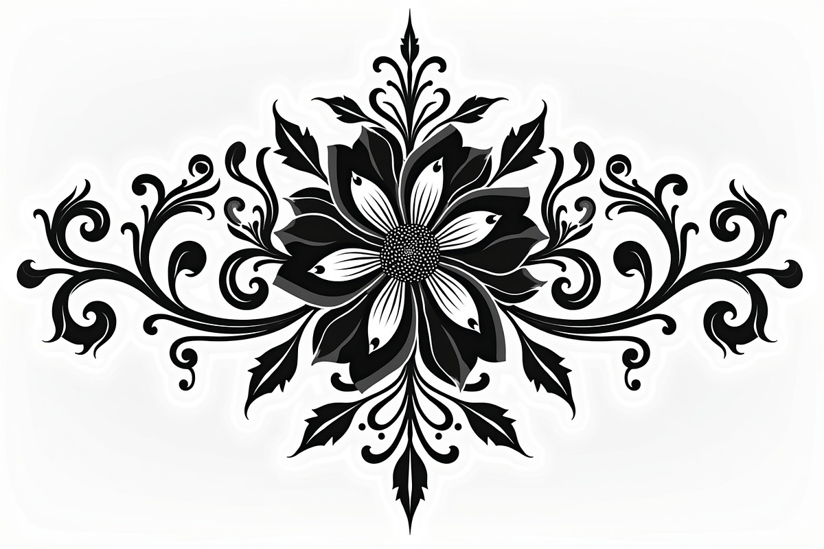 Elegant Floral Ornament Bundle, an Illustration by jahid234 (Photo 10 of 21)