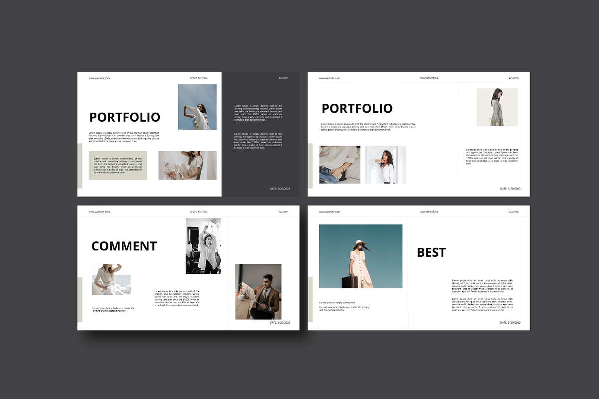 Brand Portfolio Keynote Template, a Presentation Template by Spesifikstd (Photo 3 of 8)