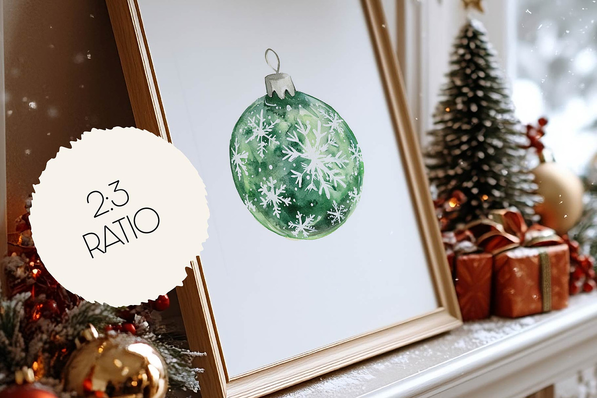 NEW YEAR Scene Frame Mockup, a Household Mockup by MOAROShop (Photo 3 of 6)