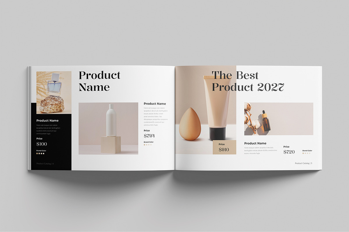 Product Catalog Template Landscape, a Brochure Template by Cleffon_Graphic_Studio (Photo 3 of 10)