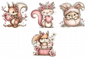 Whimsical Easter Squirrel Clipart, an Illustration by Daily.Designs (Thumbnail 6 of 8)
