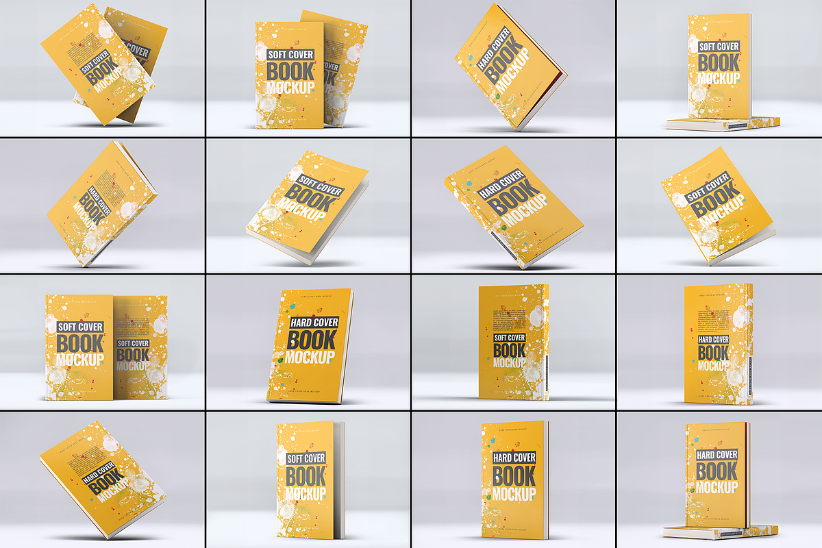 78 BOOK COVER MOCKUPS BUNDLE, a Books & Magazine Mockup by Xtrahive (Photo 3 of 7)