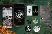 Witchstagram Instagram Cover Icons, a Social Media Template by Fluffy Unicorn (Thumbnail 6 of 9)