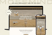 Showit Wellness Website Template, a Squarespace Template by SoulfulTemplateShop (Thumbnail 1 of 7)