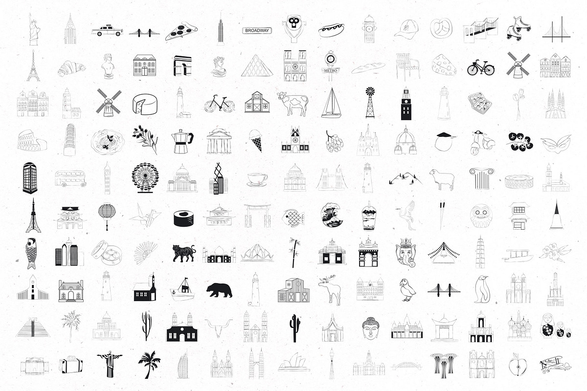 150 Whole World Icons, a Graphic by Mio Buono (Photo 2 of 8)