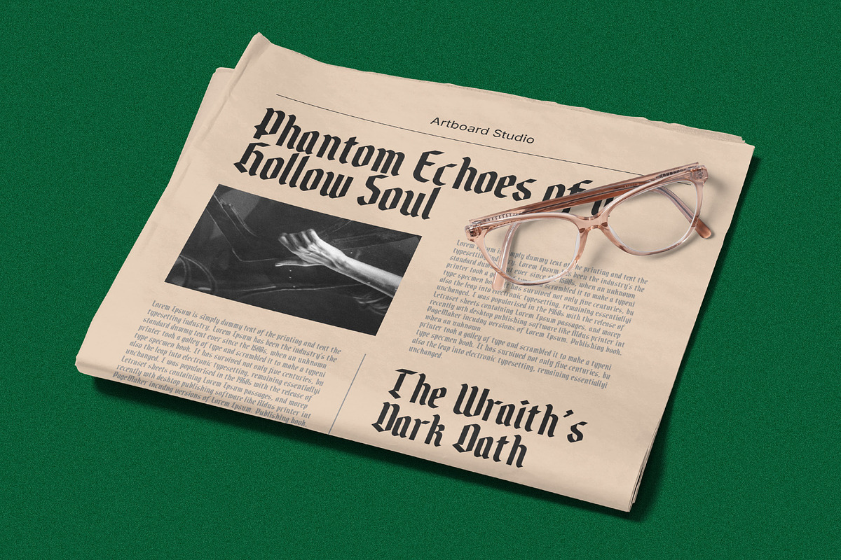 CS Brine – Blackletter Font, a Blackletter Font by Craft Supply Co. (Photo 6 of 8)