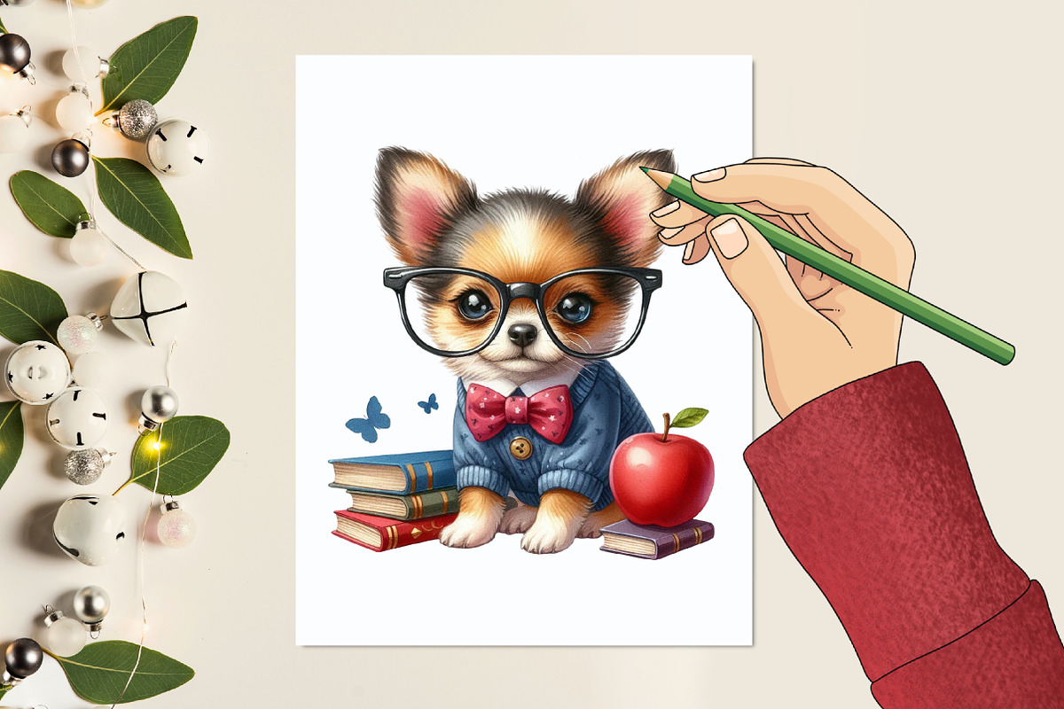 Cozy Chihuahua Dog Clipart, a Graphic by designcity5 (Photo 4 of 5)