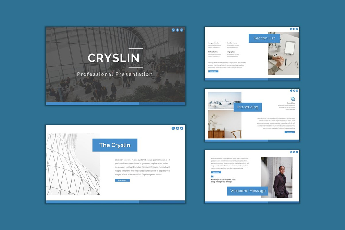 Cryslin - Powerpoint Template, a Presentation Template by Eighteen Studio (Photo 2 of 4)