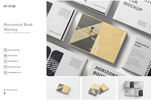 Horizontal Book Mockup