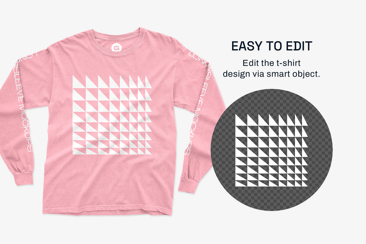 Comfort Colors Long Sleeve Mockups, a Shirt Mockup by GraphicHero (Photo 5 of 9)