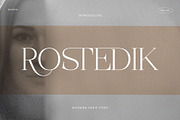 Rostedik – Modern Display Serif Font, a Serif Font by BrandSemut (Thumbnail 1 of 8)