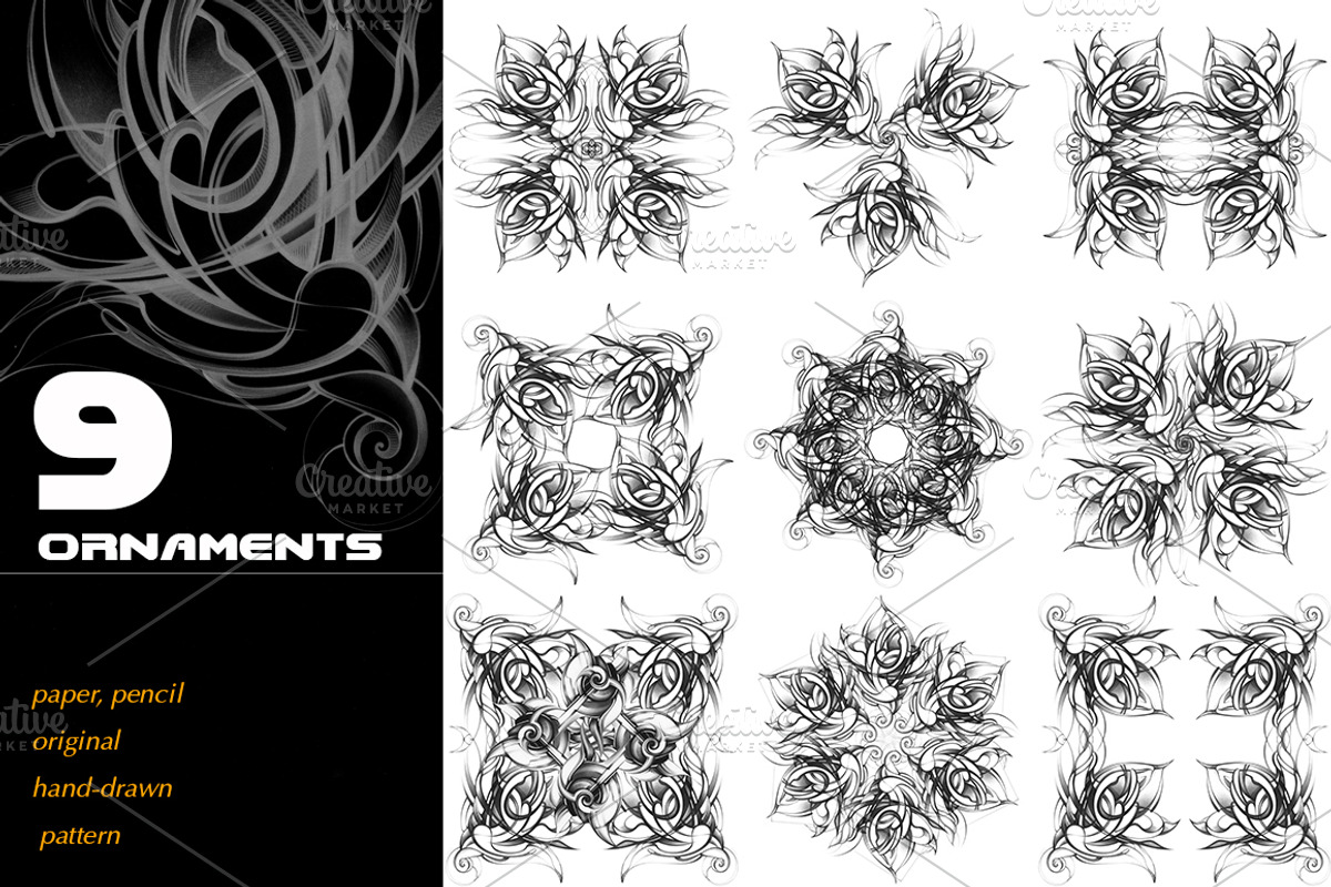 Abstract patterns, hand-drawn, a Pattern Graphic by Allween (Photo 2 of 6)