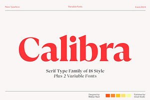 Calibra 20 Fonts | Save 40%