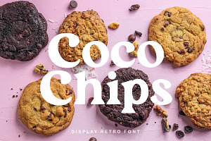 Choco Chips Retro Display