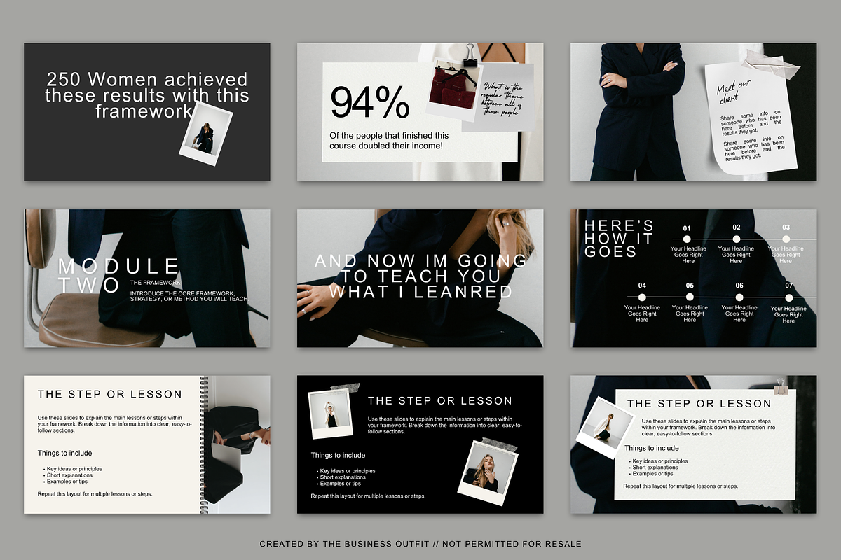 CANVA: Milan Slide Deck Webinar, a Presentation Template by thebusinessoutfit (Photo 17 of 32)